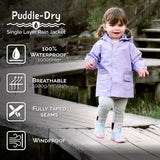 Jan & Jul Cozy-Dry Rain Jacket - Macarons-Pumpkin Pie Kids Canada