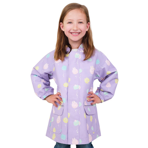 Jan & Jul Cozy-Dry Rain Jacket - Macarons-Pumpkin Pie Kids Canada