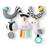 Itzy Ritzy Spiral Car Seat Activity Toy - High Contrast
