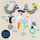 Itzy Ritzy Spiral Car Seat Activity Toy - High Contrast