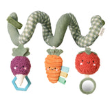 Itzy Ritzy Spiral Car Seat Activity Toy - Veggie