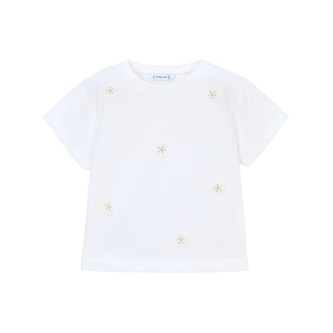 Mayoral Top - White-Pumpkin Pie Kids Canada