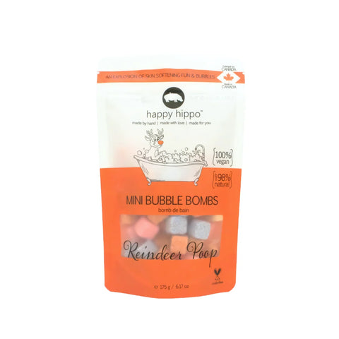 Happy Hippo Mini Bath Bombs - Reindeer Poop-665987008687-Pumpkin Pie Kids Canada