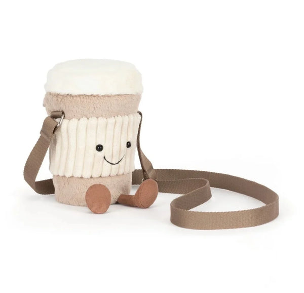 Jellycat Amuseables Perkle Coffee Shoulder Bag