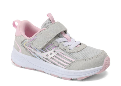 Saucony Wind 3.0 Jr Sneaker - Gold/Rainbow