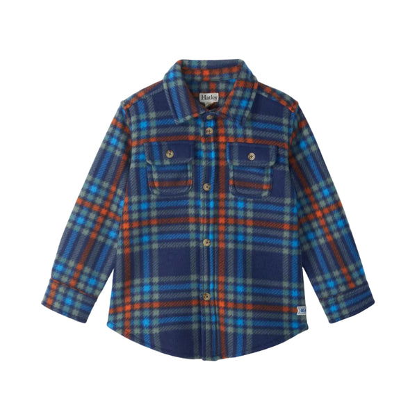 Hatley Fleece Buttondown Shirt - Varsity Plaid