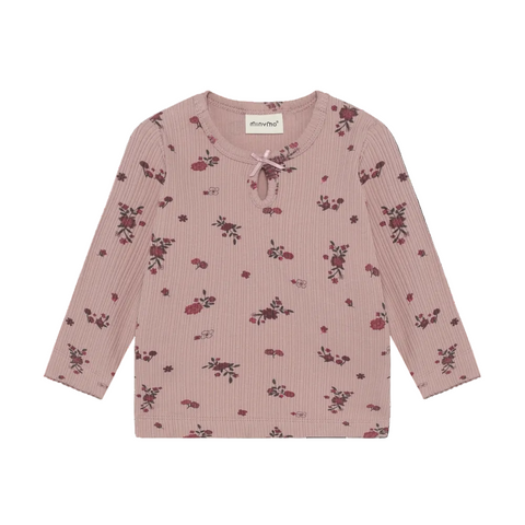 Minymo Rib Top - Dawn-114461-6510 3M-Pumpkin Pie Kids Canada