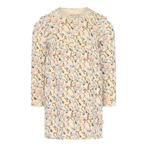 Minymo Dress - Biscotti-Pumpkin Pie Kids Canada
