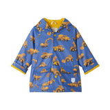 Hatley Snap Rain Coat - Construction Trucks