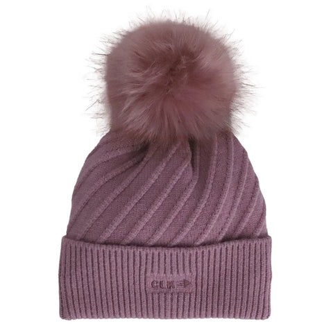 Calikids Soft Touch Knit Hat - Dusty Orchid
