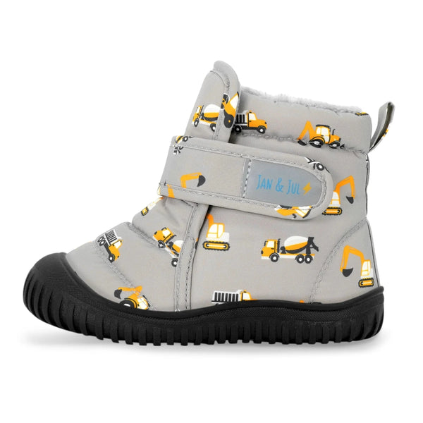 Jan & Jul Toasty-Dry Booties - Grey Construction
