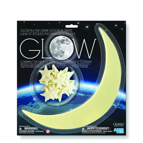 4M Glow in the Dark Moon & Stars-P5215B-Pumpkin Pie Kids Canada
