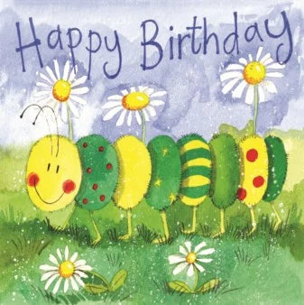 Alex Clark Little Caterpillar Birthday Card-5199-AC611-Pumpkin Pie Kids Canada