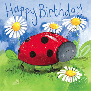 Alex Clark Little Ladybird Birthday Card-5199-AC608-Pumpkin Pie Kids Canada