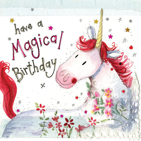 Alex Clark Unicorn Birthday Card-Pumpkin Pie Kids Canada