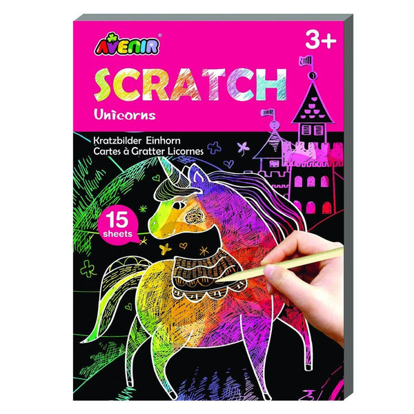 Avenir Mini Scratch Book Unicorn-Pumpkin Pie Kids Canada