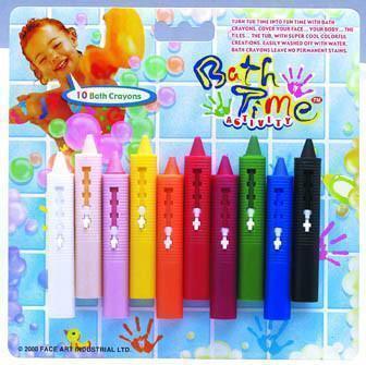 Bath Crayons 10's-L34012-Pumpkin Pie Kids Canada
