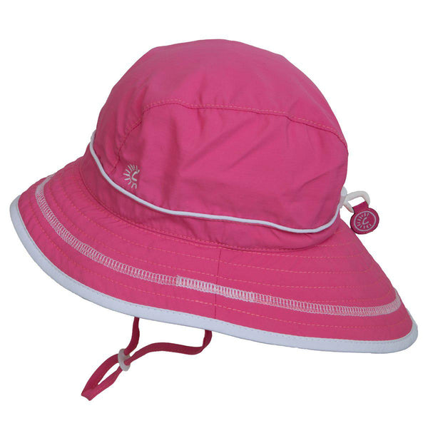 Calikids UV Beach Hat - Hot Pink-S1716 HPK XS-Pumpkin Pie Kids Canada