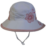 Calikids UV Bucket Hat - White-Pumpkin Pie Kids Canada