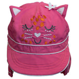 Calikids UV Flap Hat - Hot Pink-Pumpkin Pie Kids Canada