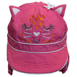 Calikids UV Flap Hat - Hot Pink-S2013-HPK XS-Pumpkin Pie Kids Canada