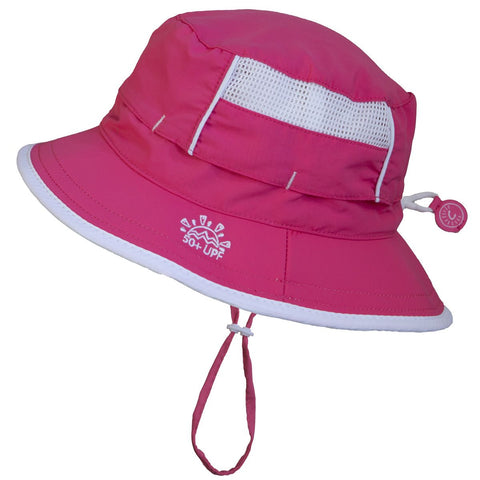 Calikids UV Vented Bucket Hat - Hot Pink-Pumpkin Pie Kids Canada