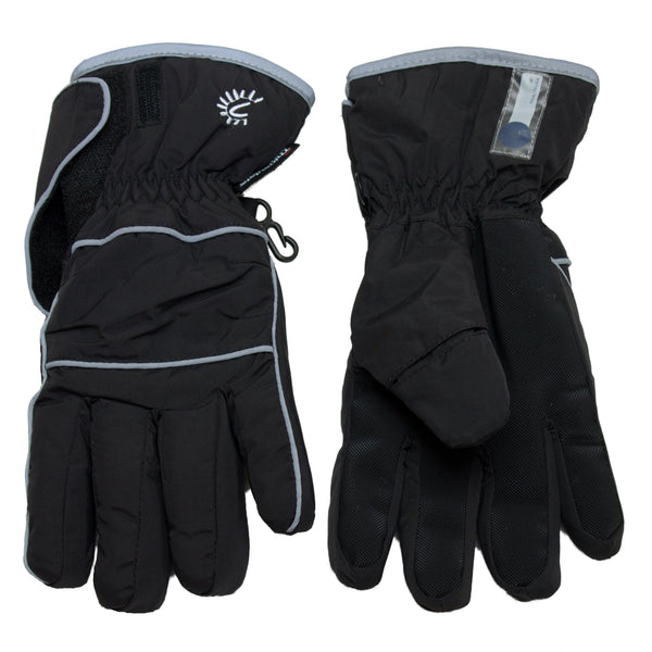 Calikids Waterproof Gloves - Black-W0128 BK S-Pumpkin Pie Kids Canada