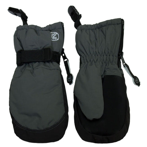 Calikids Waterproof Mitts - Charcoal Grey-W0122-GY M-Pumpkin Pie Kids Canada