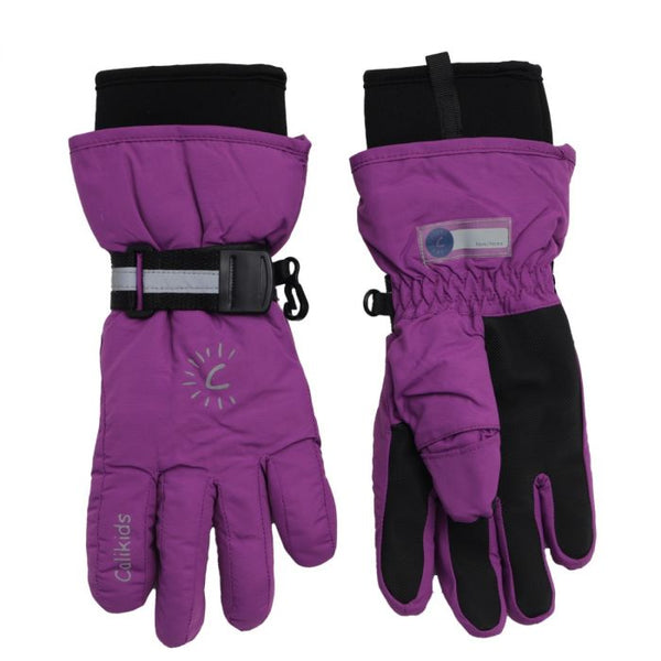 Calikids Waterproof Neoprene Cuff Gloves - Plum-Pumpkin Pie Kids Canada