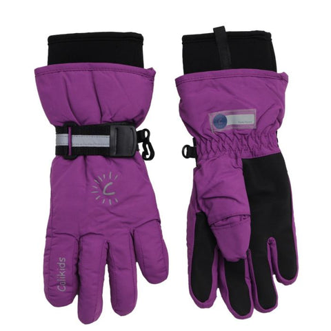 Calikids Waterproof Neoprene Cuff Gloves - Plum-Pumpkin Pie Kids Canada