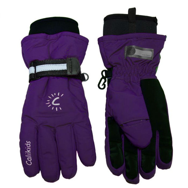 Calikids Waterproof Neoprene Cuff Gloves - Purple-Pumpkin Pie Kids Canada