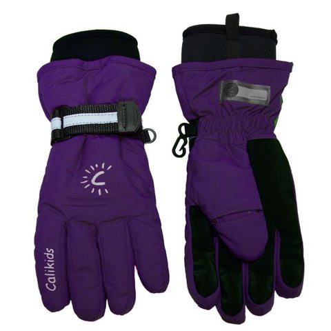 Calikids Waterproof Neoprene Cuff Gloves - Purple-Pumpkin Pie Kids Canada