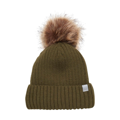 Color Kids Knit Hat - Dark Olive-740799-9526 52-Pumpkin Pie Kids Canada