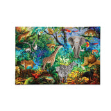 Crocodile Creek 100pc Holographic Puzzle - Jungle Paradise-Pumpkin Pie Kids Canada