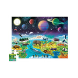 Crocodile Creek 48pc Above & Below Puzzle - Earth and Space-Pumpkin Pie Kids Canada