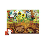 Crocodile Creek Above & Below Puzzle 48pc - Backyard-Pumpkin Pie Kids Canada