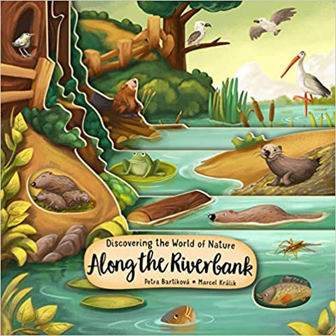 Discovering The World of Nature Along the Riverbank Board Book-9781641241199-Pumpkin Pie Kids Canada