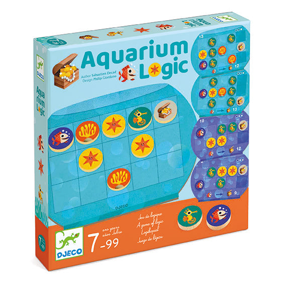 Djeco Aquarium Logic Game-DJ08574-Pumpkin Pie Kids Canada