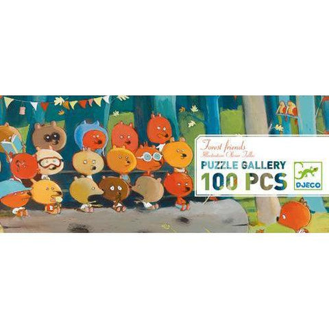 Djeco Gallery Puzzle 100pc Forest Friends-Pumpkin Pie Kids Canada