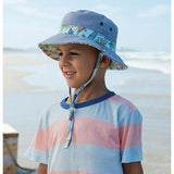 Dozer Reversible Bucket Hat - Koby Natural-Pumpkin Pie Kids Canada