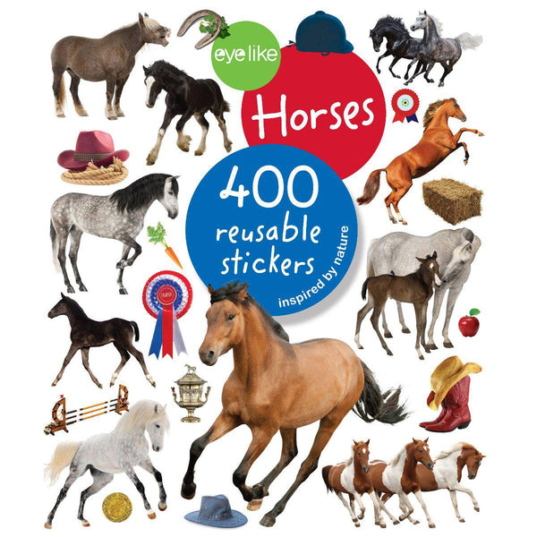 Eyelike Stickers - Horses-9780761187240-Pumpkin Pie Kids Canada