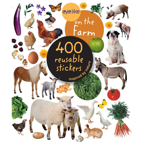 Eyelike Stickers - On the Farm-9780761169369-Pumpkin Pie Kids Canada