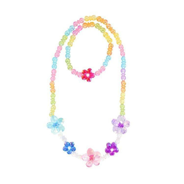 Great Pretenders Blooming Beads Necklace & Bracelet Set-86031-Pumpkin Pie Kids Canada