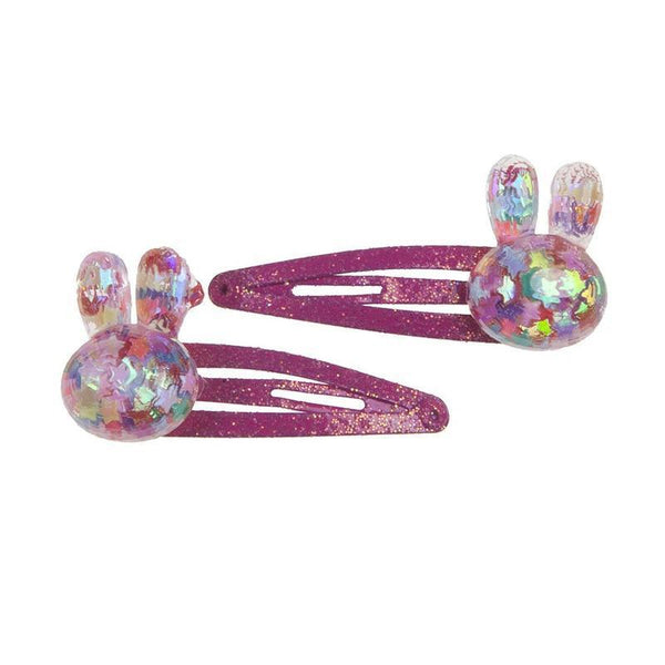 Great Pretenders Bunny Bling Hair Clip Set-Pumpkin Pie Kids Canada