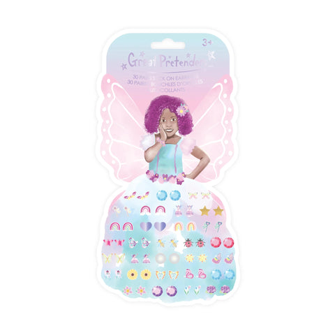 Great Pretenders Butterfly Fairy Azaria Sticker Earings-Pumpkin Pie Kids Canada