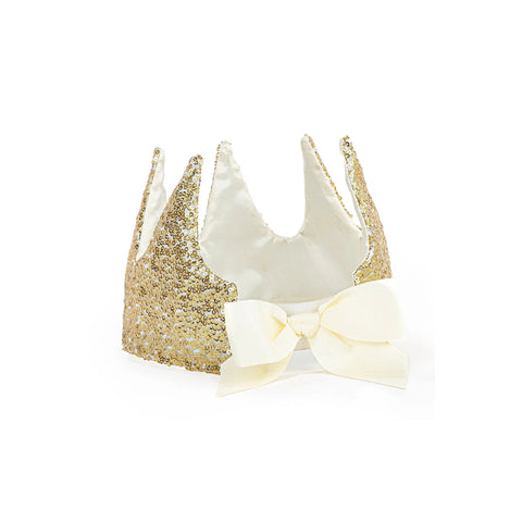 Great Pretenders Gracious Gold Sequins Crown-Pumpkin Pie Kids Canada