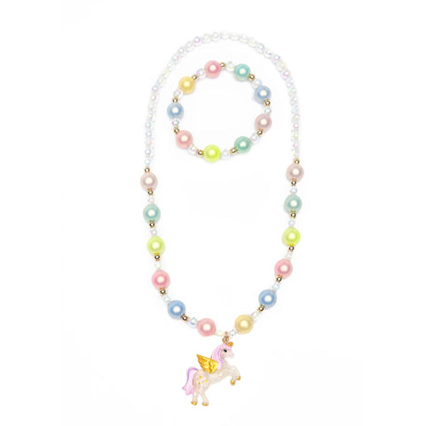 Great Pretenders Happy-Go-Unicorn Necklace/Bracelet Set-Pumpkin Pie Kids Canada