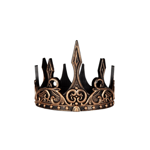 Great Pretenders Medieval Crown - Gold/Black-11550-Pumpkin Pie Kids Canada