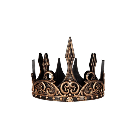 Great Pretenders Medieval Crown - Gold/Black-Pumpkin Pie Kids Canada