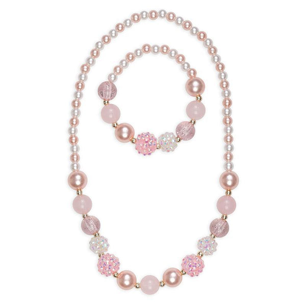 Great Pretenders Pinky Blue Bracelet & Necklace Set-86109-Pumpkin Pie Kids Canada